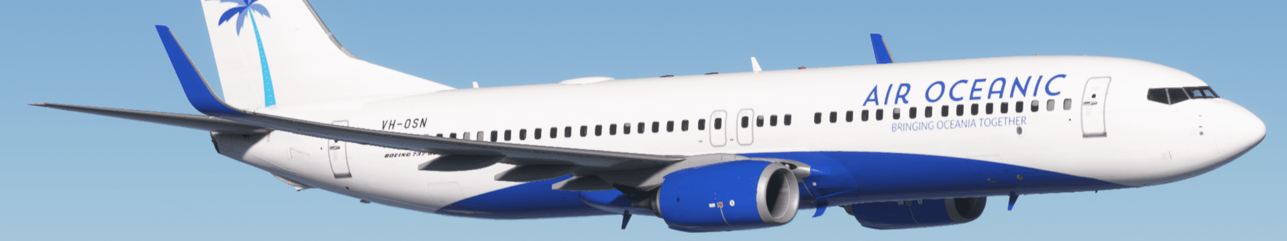 Air Oceanic route network